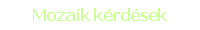 Mozaik krdsek